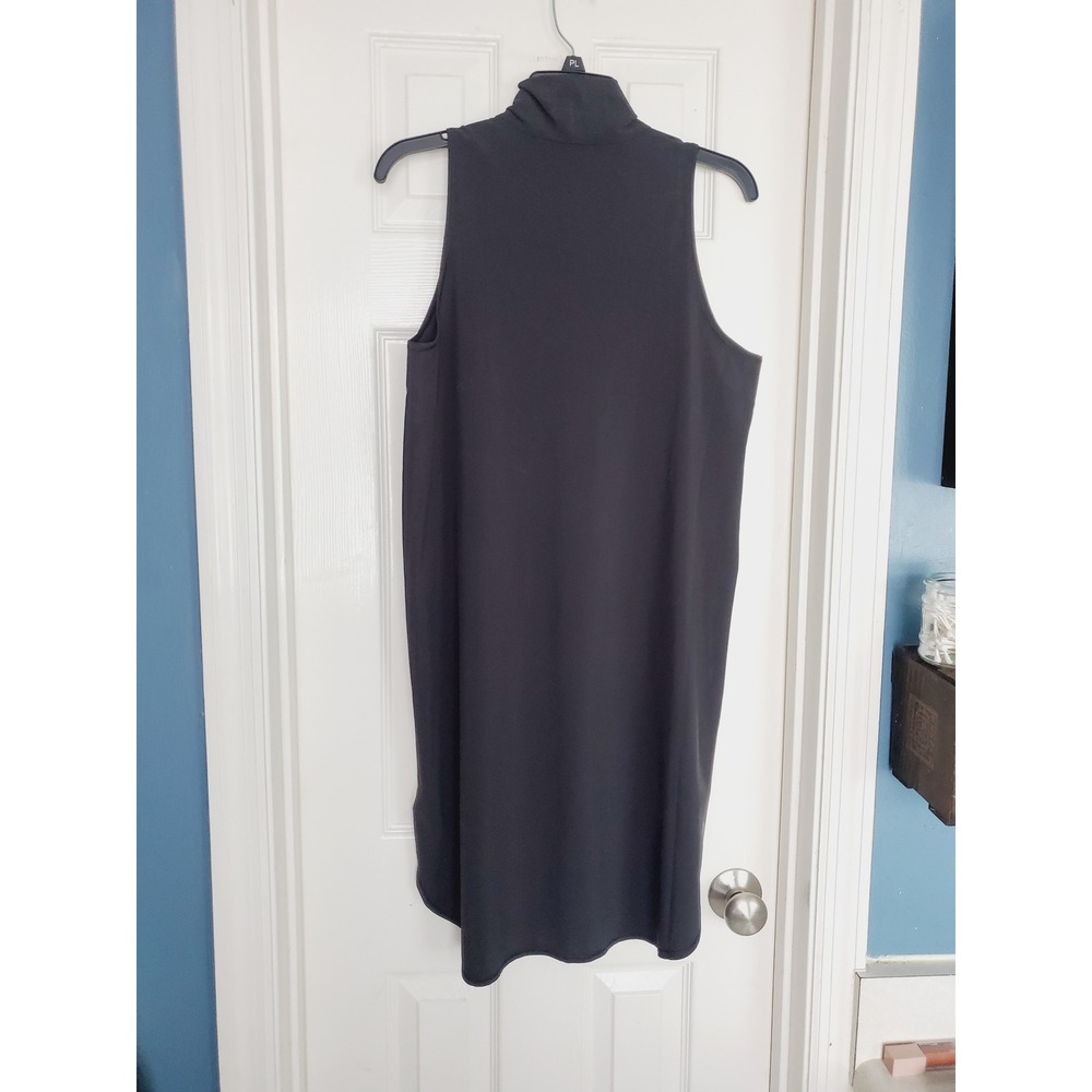 The North Face Dress Black Sleeveless V-Neck Shift Mini Athletic Outdoor Med M - Picture 4 of 9